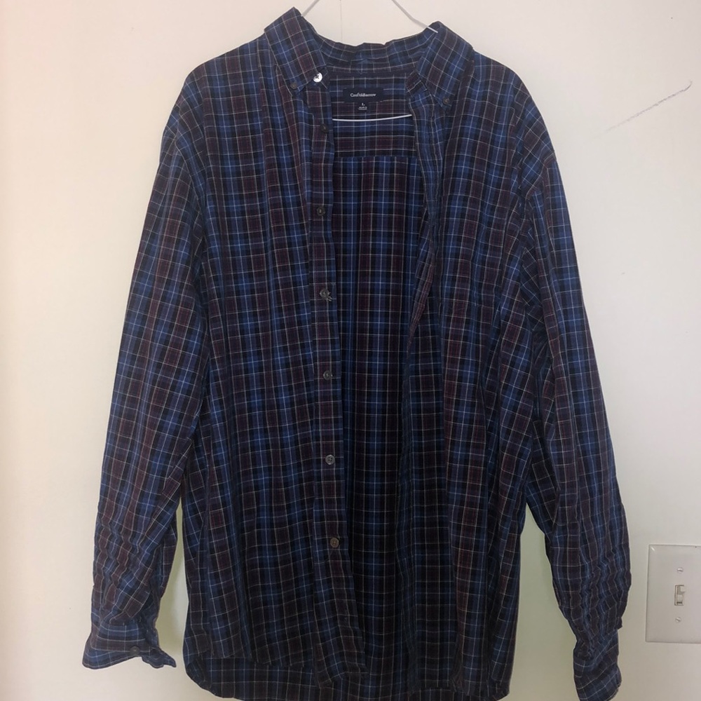 Men’s Large dress shirt.